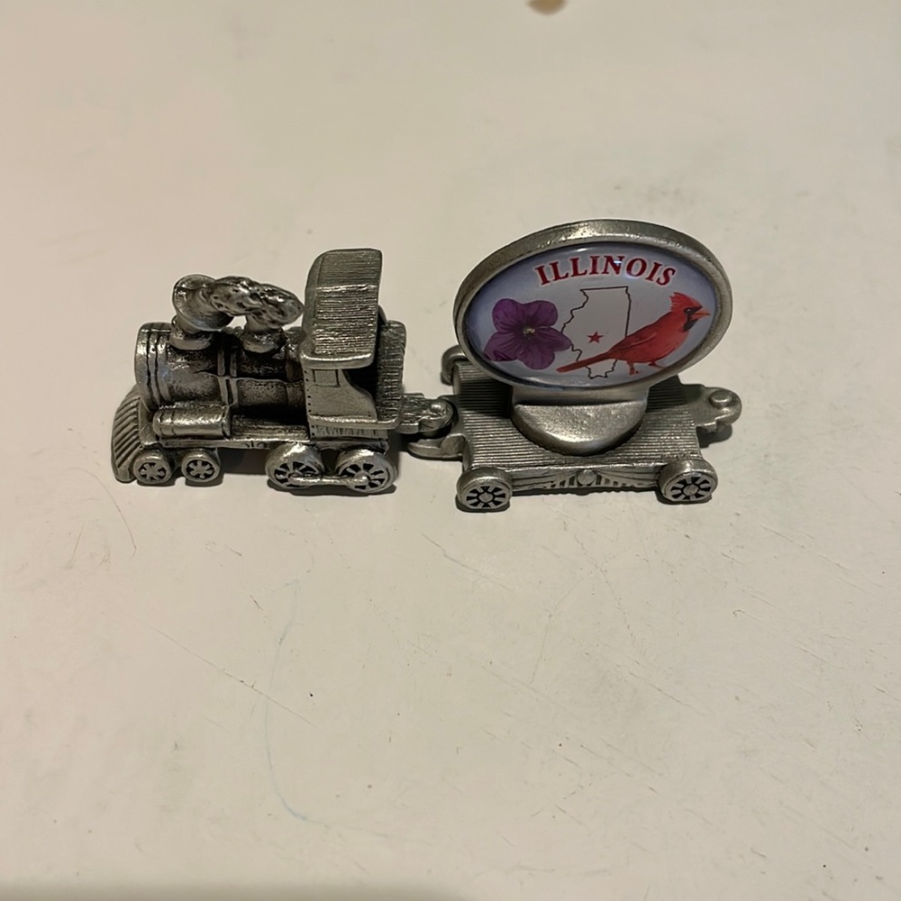 Silver mini train